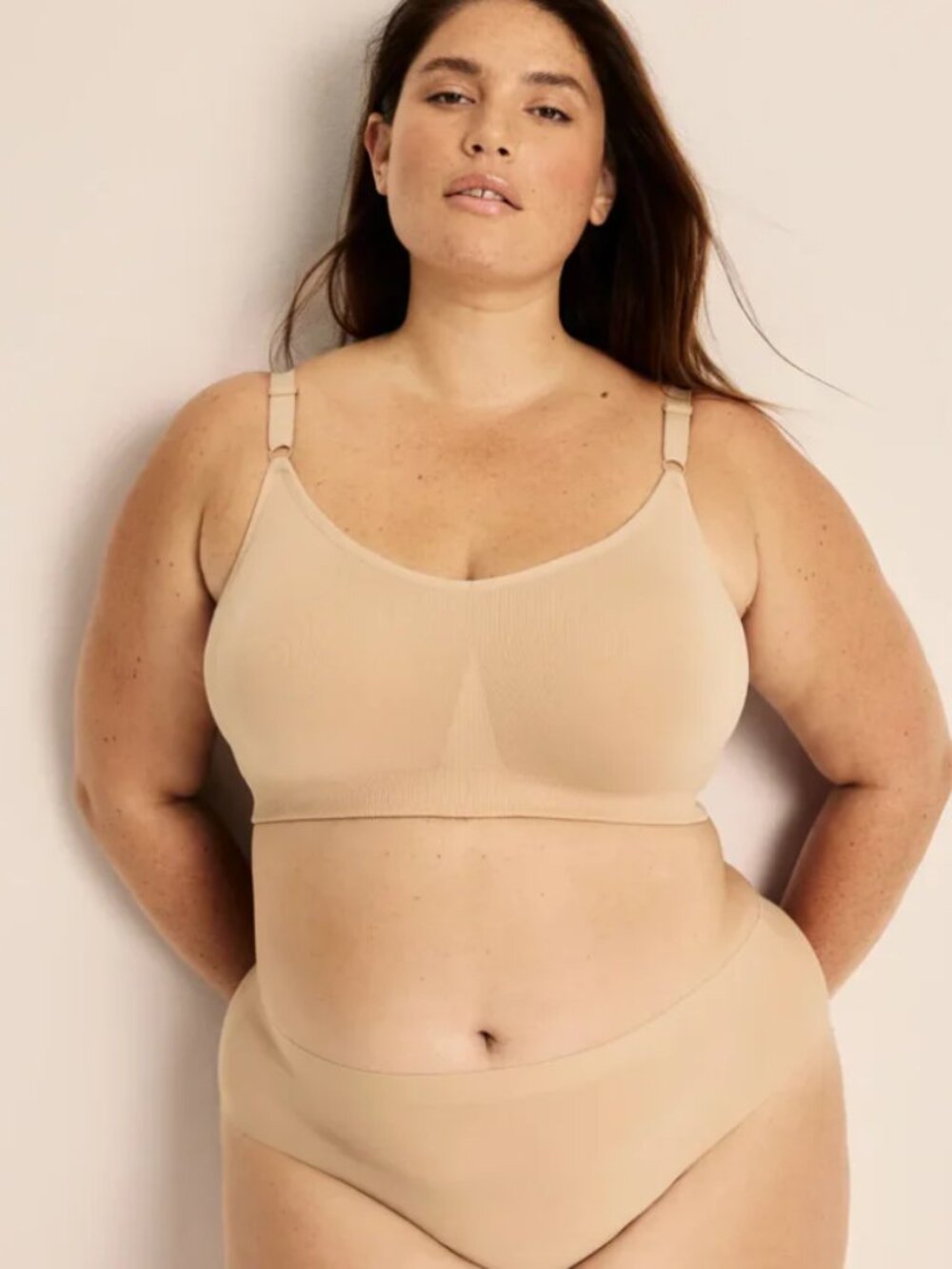 Knix Good to Go Seamless Bra - Warm Sand XXXL+